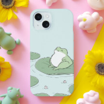 かわいいカエルのミニマルデザイン