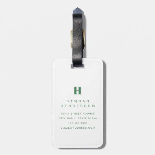 かわいいカエルのラゲッジタグ ラゲッジタグ (裏面縦)