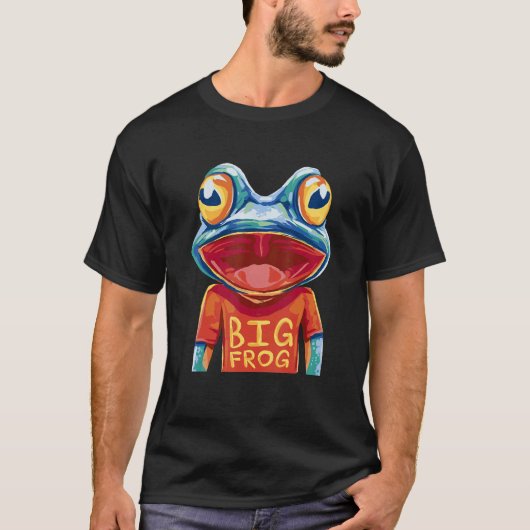 かわいいカエルの子ども Tシャツ (正面)