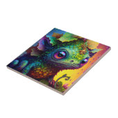 かわいいカエルの怪物ファンタジーアート タイル (側面)