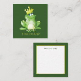 かわいいカエルの恋人を追加気持ちノートカード ノートカード