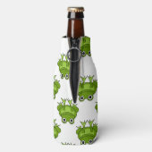 かわいいカエルの柄 ボトルクーラー (ボトル裏面)