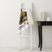 かわいいカエルの花ベビーブランケット シェルパブランケット (インサイチュ)