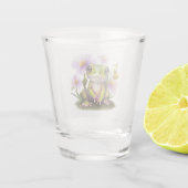 かわいいカエルの花|過去記事 ショットグラス (裏面)