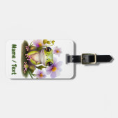 かわいいカエルの花|過去記事 ラゲッジタグ (正面横)