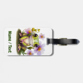 かわいいカエルの花|過去記事 ラゲッジタグ (裏面横)