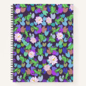 かわいいカエルの芸術フロギー美学雑誌 ノートブック (正面)