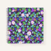 かわいいカエルの芸術フロギー美的な幸せな動物 ノートブック (正面)