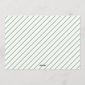 かわいいカエルの農場テーマ 1歳の誕生日 招待状 (裏面)