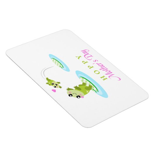 かわいいカエルほっこり母の日 マグネット (右側)