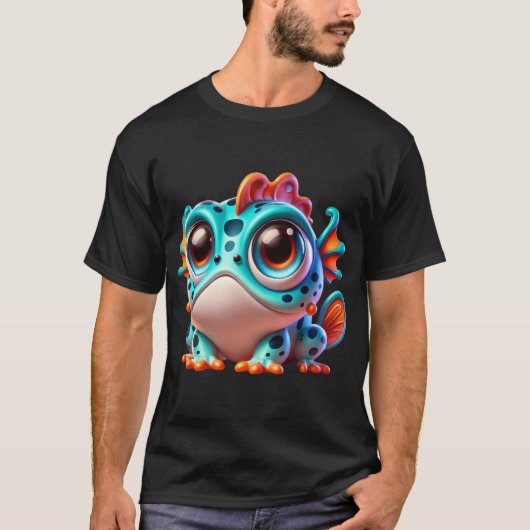 かわいいカエルアンコウ Tシャツ (正面)