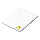 かわいいカエルカスタム ノートパッド (回転)