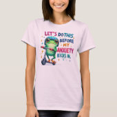 かわいいカエルグラフィックTシャツ Let's Do This  Tシャツ (正面)