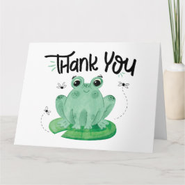 かわいいカエルサンキューカード サンキューカード