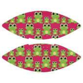 かわいいカエルパターン アメリカンフットボール (パネル)