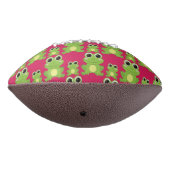 かわいいカエルパターン アメリカンフットボール (回転270)