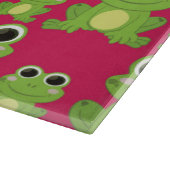 かわいいカエルパターン カッティングボード (角)