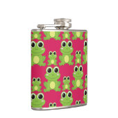 かわいいカエルパターン フラスク (右)