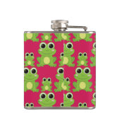 かわいいカエルパターン フラスク (裏面)