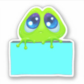 かわいいカエルプランナーステッカーカラフルスクラップブック シール (正面)