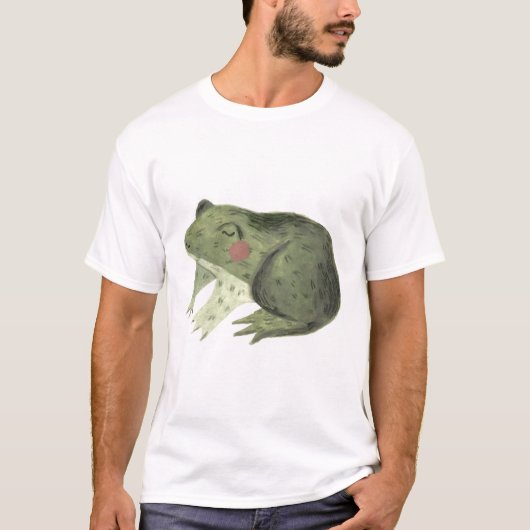 かわいいカエル友達 Tシャツ (正面)