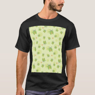 かわいいカエル壁紙グラフィック Tシャツ