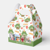 かわいいカエル柄ハッピーバースデー写真ありがとう フェイバーボックス (裏面サイド)