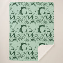 かわいいカエル毛布 – 悲しいカエル – ヴィンテージ