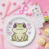 かわいいカエル紙プレート ペーパープレート (パーティー)