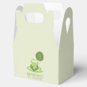 かわいいカエル誕生日グリーンバルーンありがとう フェイバーボックス (オープン)