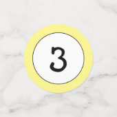 かわいいカエル誕生日テーブル紙吹雪 コンフェッティ (スモール正面)