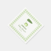 かわいいカエル赤ちゃんシャワー スタンダードカクテルナプキン (角)