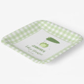 かわいいカエル赤ちゃんシャワー ペーパープレート (傾斜あり)