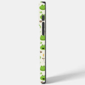 かわいいカエル顔パターンモノグラム Case-Mate iPhoneケース (裏面 / 左)