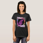 かわいいカエル90sノスタルジアレインボーヒョウ印刷トープ tシャツ (正面フル)