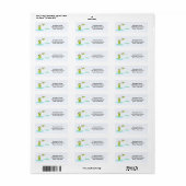 かわいいカエル – かわいいママとベビーカエルの漫画 ラベル (フルシート)