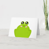 かわいいカエル カード (正面)