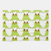 かわいいカエル キッチンタオル (横)