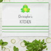 かわいいカエル キッチンタオル (折り畳み)