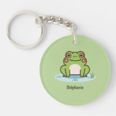 かわいいカエル キーホルダー (正面)