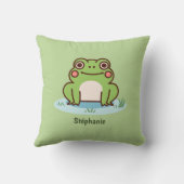 かわいいカエル クッション (裏面)