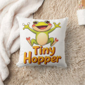 かわいいカエル クッション (ブランケット)