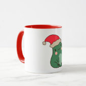 かわいいカエル クリスマス ギフト アイデア マグカップ (正面左)