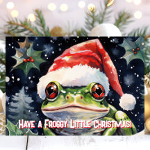 かわいいカエル・クリスマス