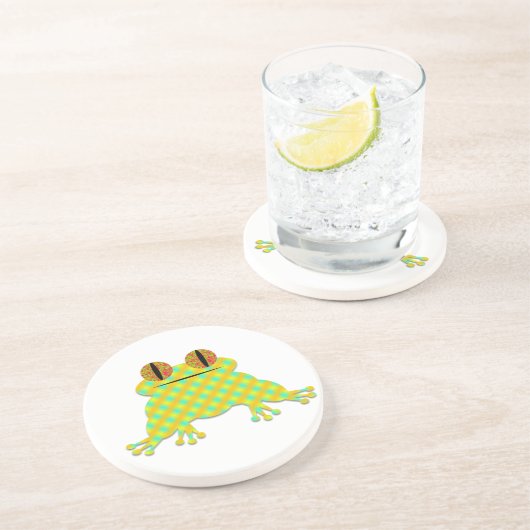 かわいいカエル コースター (側面)