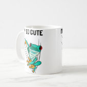 かわいいカエル コーヒーマグカップ (正面左)