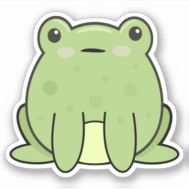 かわいいカエル シール