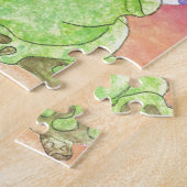 かわいいカエル ジグソーパズル (側面)