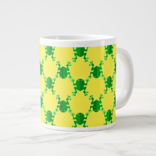 かわいいカエル ジャンボコーヒーマグカップ