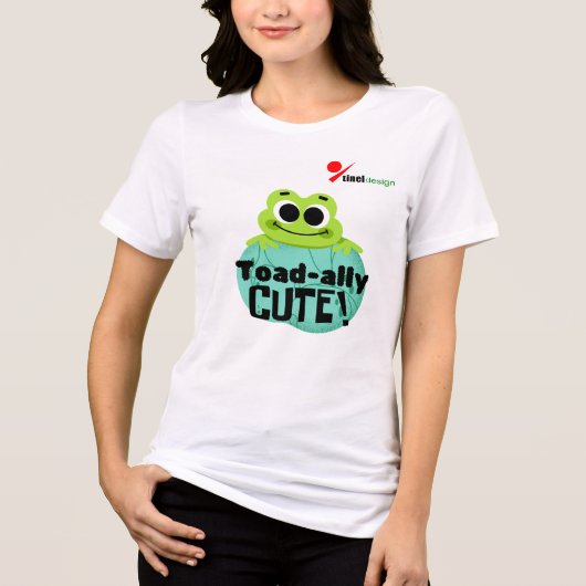かわいいカエル トライブレンドTシャツ (正面)